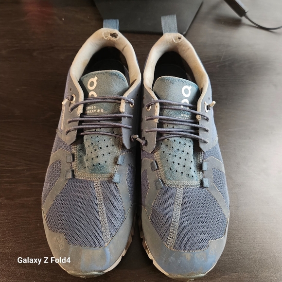 On Cloud Waterproof Cloudswift Running Shoes Blue/Gray - Picture 13 of 13